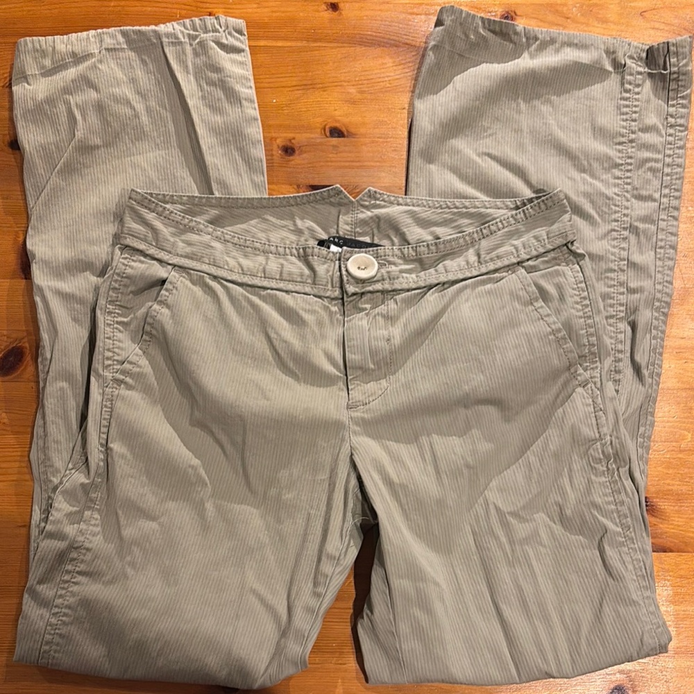 Marc Jacobs Beige Pants with Stripes
